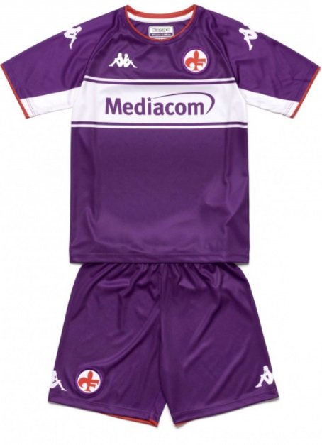 Kit infantil I Fiorentina 2021 2022 Kappa oficial